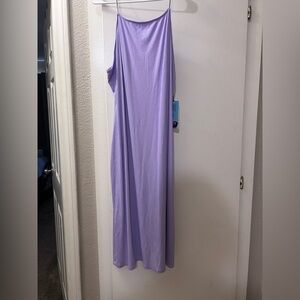 Elegant Lavender Spaghetti strap Dress 💜🦄